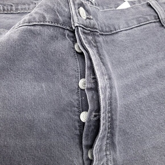 NWT Old Navy Womens High Waisted Button Fly Slouchy Straight Leg Jean Size 24 - Picture 8 of 11